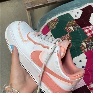Nike Air Force 1 Shadow White Coral Pink (W)
